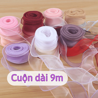 Voan đuôi cá, ruy băng không lõi - trang trí bánh kem, làm nơ, gói hoa, gói quà