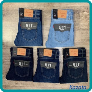 Quần jean nam vải co giãn ống đứng dáng slimfit cao cấp hàng vnxk ống 17-19cm