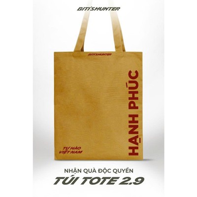 [Gift - Hàng Không Bán] Quà Tặng Độc Quyền Túi Tote 2/9