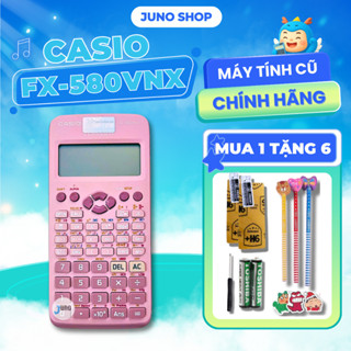 [SIÊU TIẾT KIỆM] Máy Tính Casio FX-580VNX Hồng Cũ Chính Hãng, Bảo Hành Dài Hạn, Được Phép Mang Vào Phòng Thi