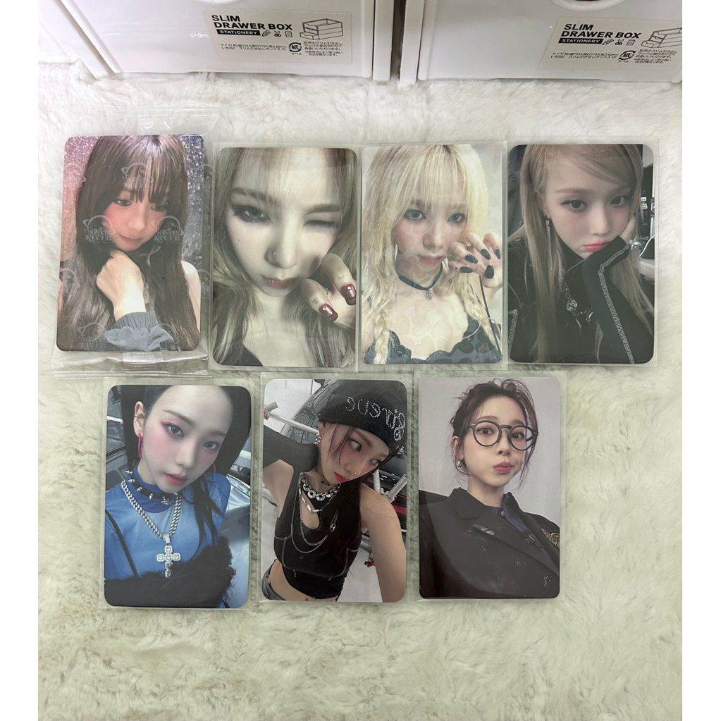 Card bo góc, photocard official aespa (Karina, Winter)