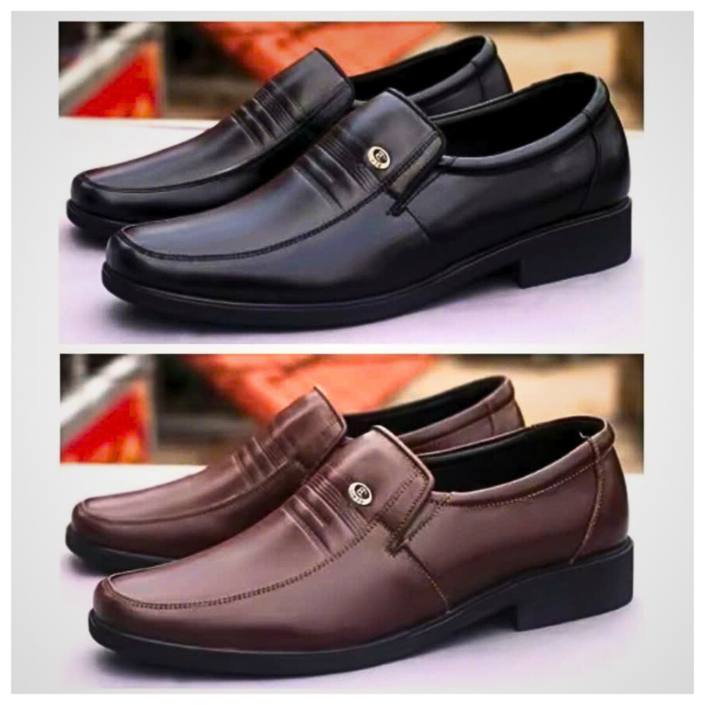 Giày lười nam trung niên chất liệu da bò cao cấp,giày tặng cha ( bảo hành 12 tháng )