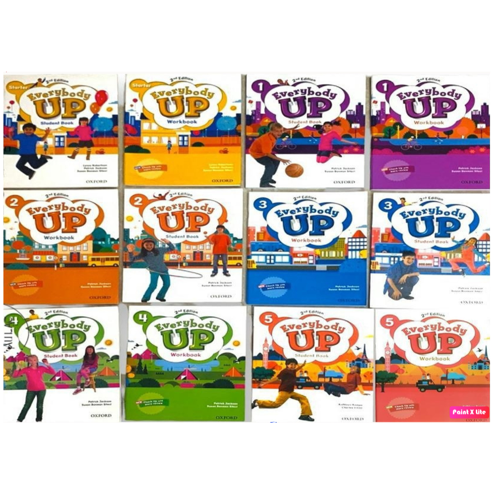 Sách - Everybody Up bản 2nd Edition - trọn bộ 2 cuốn (WB + SB)