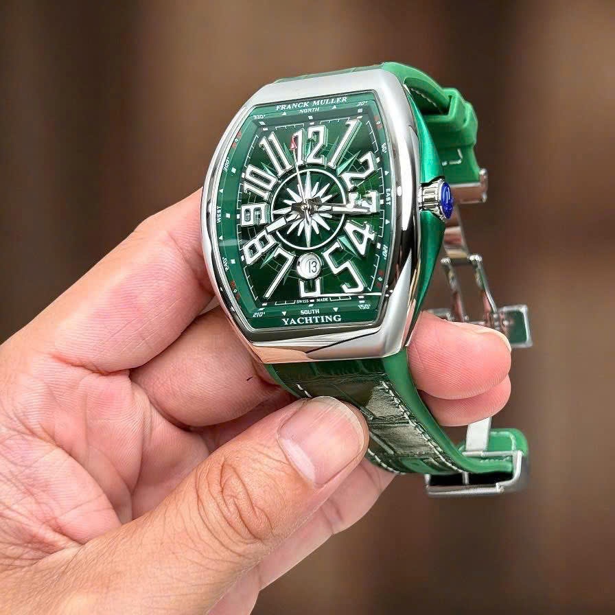 [Fullbox] Đồng Hồ Franck Muller V45 Màu xanh lá siêu hót hít