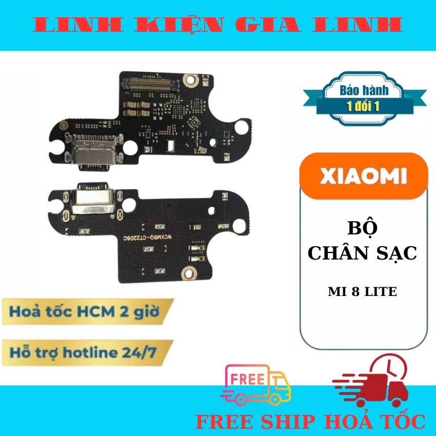 Cụm Chân Sạc Xiaomi MI 8 LITE / Mi 8 Lite