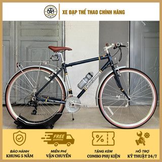 Xe đạp California City 350 2026 | Khung nhôm, Nan hoa Inox chống rỉ, Bộ Đề Shimano chính hãng 24 tốc độ