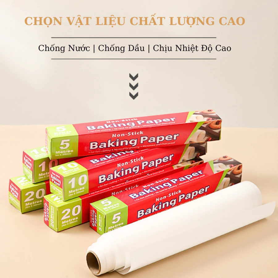 Giấy Thấm Dầu Thực Phẩm Cho Nồi Chiên Không Dầu Giấy Nến Nướng Bánh Thấm Hút Dầu Mỡ