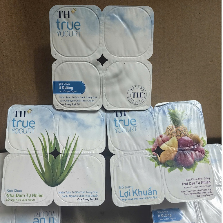 Sữa Chua Nha Đam Vinamilk Vỉ 4 hộp x 100g/ Sữa Chua Th True Milk