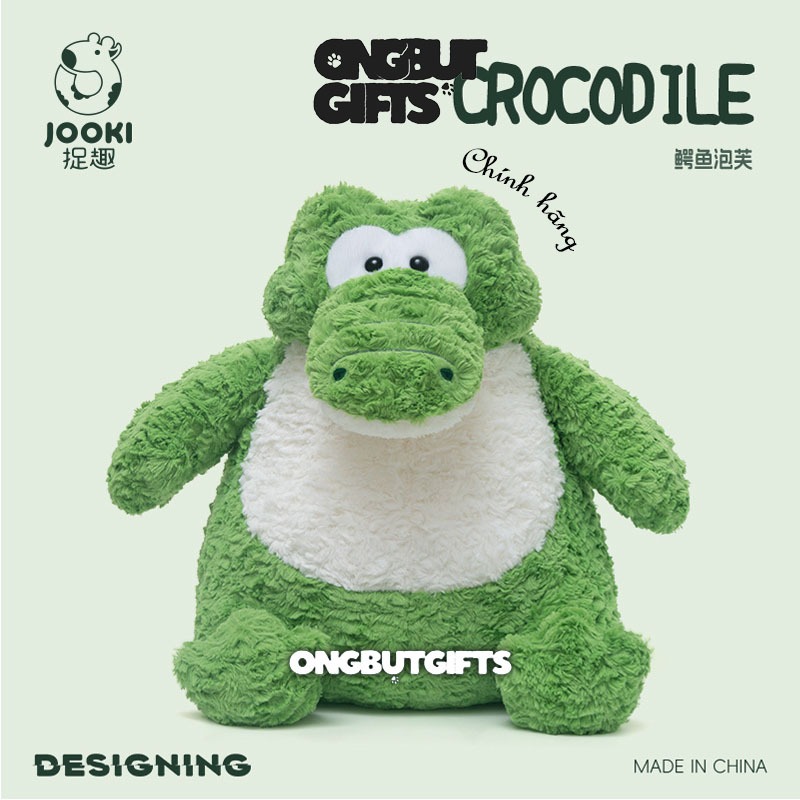 [ order ] Thú nhồi bông CÁ SẤU BÉO 46 cm JOOKI dễ thương | ONGBUTGIFTS