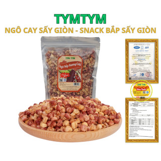  Ngô cay sấy giòn TYMTYM - Snack Bắp vị rong biển nếp nương bò lá chanh nếp sấy cay xóc mắm hành chất lượng cao 