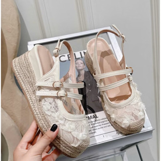 Xuồng ren đế cói siêu xinh 5cm