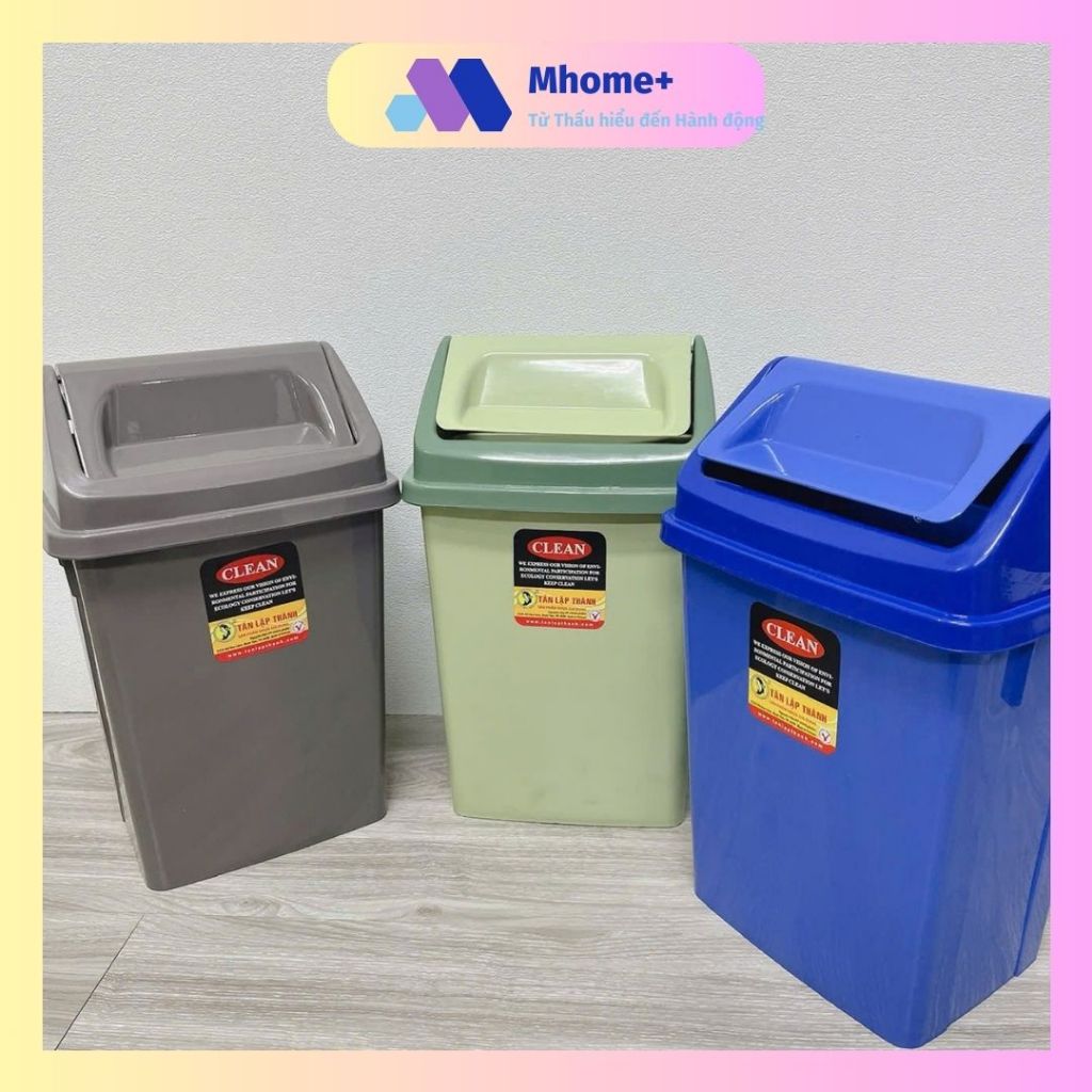 Mhome+Thùng Rác Lật Nhỏ