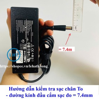Sạc Laptop Dell 19.5V - 4.62A (90W) chân To 7.4x5.0mm Latitude E6420 E6410 E6430 E6400 E6220 E6230 E6320 E4300 E4310