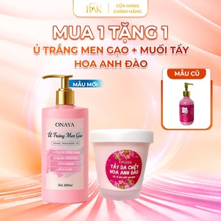   MUA 1 TẶNG 1 - Mẫu cũ Ủ Trắng Sữa Non   Mẫu mới - Ủ Trắng men gạo 300ml  + Tặng Tẩy Tế bào chết hoa anh đào 150gr 