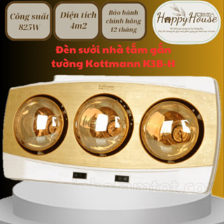   HÀNG CHÍNH HÃNG  Đèn sưởi nhà tắm gắn tường Kottmann K3B-H 