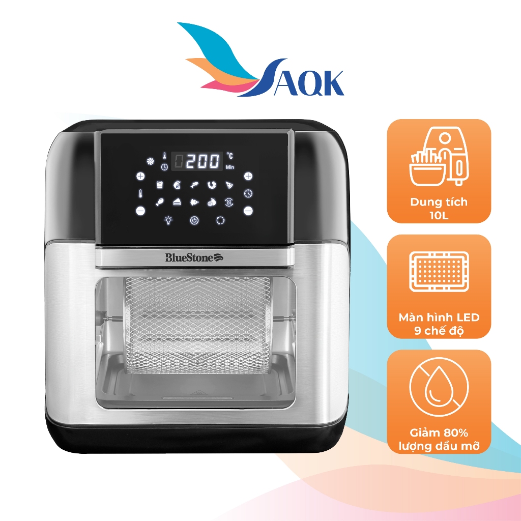 Nồi chiên không dầu Bluestone 10 lít AFB-5888 - Hàng chính hãng