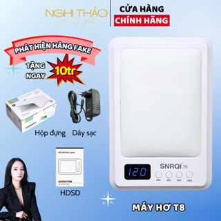 Máy hơ gel T8 SNRQI khoang rộng vừa 2 tay 72W NGHI THẢO