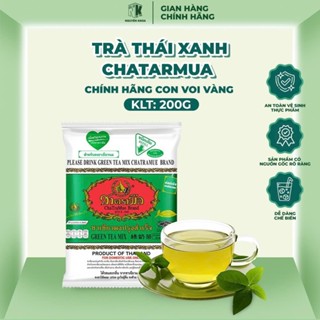  Trà Thái Xanh CHATARMUA - Gói 200gr dùng để pha trà sữa trà tắc thái xanh - BẾP NGUYÊN KHOA 