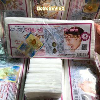 Combo 5 gói khăn giấy khô đa năng Hiền Trang 200g cho bé mẹ tẩy trang vải không dệt dososinh2x