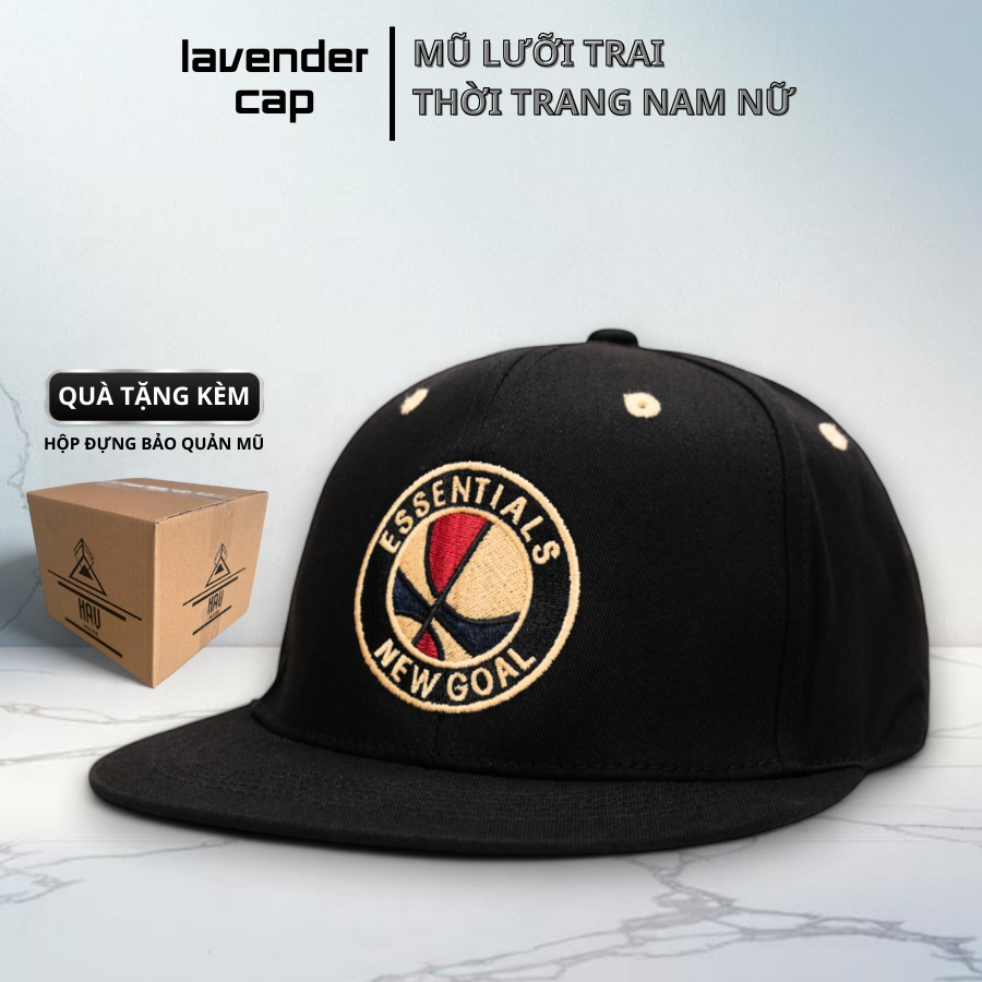 Nón Snapback Essentials logo thêu freesize phong cách thời trang hip hop cao cấp nam nữ