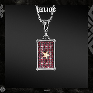  Mặt Dây Chuyền Bạc S925 HeliSilver Nam Quốc Sơn Hà Helios Black Silver Original 2m5 
