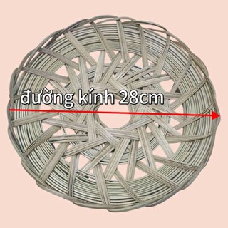 rế tre Đan lót nồi nêu