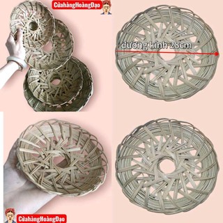rế tre Đan lót nồi nêu