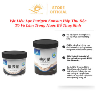  Vật Liệu Lọc Purigen Sunsun Hấp Thụ Độc Tố Và Làm Trong Nước Bể Thủy Sinh - Sun Aquarium 