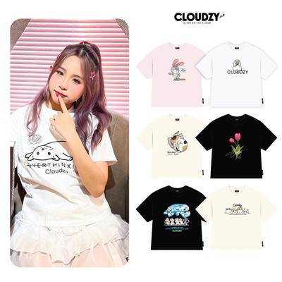 Áo babytee thun phông cộc tay nữ Cloudzy localbrand cổ tròn body vải cotton co giãn màu hồng TH BBT