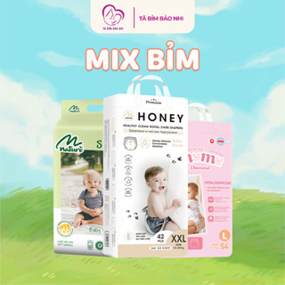 Tã Bỉm Dán Quần Momo Diamond, Momo Nature, Bỉm Honey Premium Cho Bé Full Size