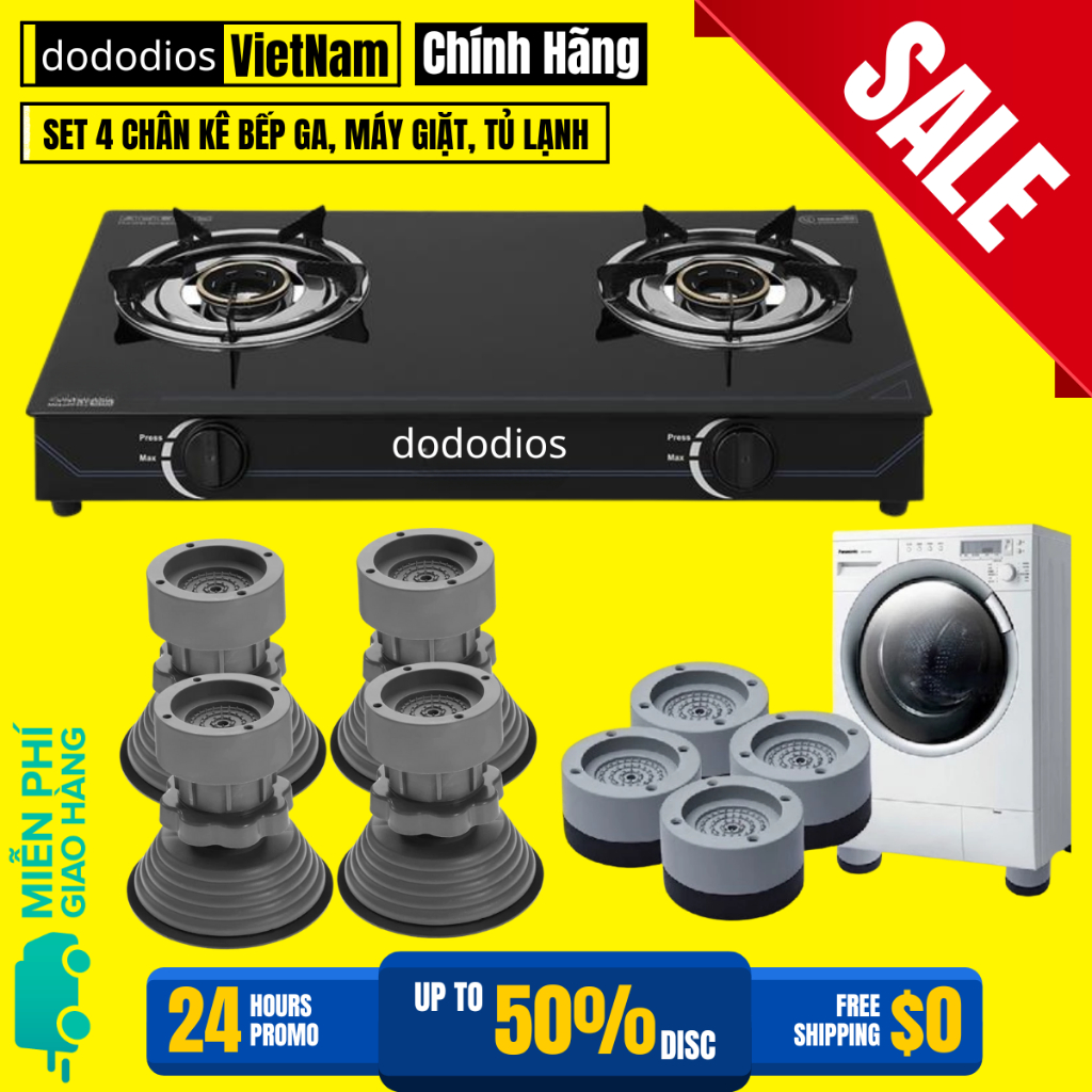 [HÀNG XỊN - BỀN ĐẸP 2025] Kê Chân Bếp Ga, Bộ Kê Chân Máy Giặt Tủ Lạnh Máy Lọc Nước Bếp Gas, Chân Kê Đa Năng - Chính hãng