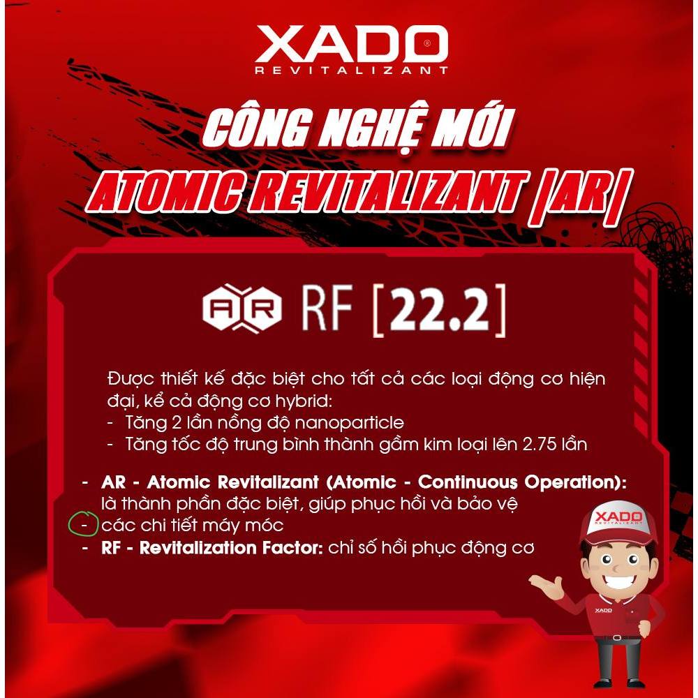 Dầu Nhớt Xe Moto Xado Racing 22.2 Upgrade Version 2025 10w40 1L | BigBuy360 - bigbuy360.vn