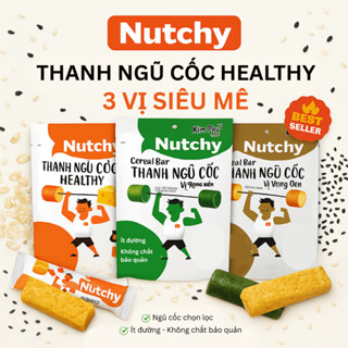 Thanh Ngũ Cốc Healthy Nutchy Giòn Tan 3 Vị, Chuẩn Ăn Vặt Healthy Cho Dân Văn Phòng