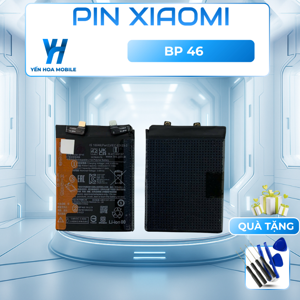 Pin dành cho dòng Xiaomi Mi 12, Mi 12x  chất lượng cao, pin mới 100%, an toàn khi sử dụng.