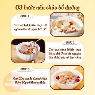 Khiếm thực khô 100g, hạt khiếm thực, hạt vỡ đôi, thơm, sạch - Tổng Kho Sỉ Thảo Dược