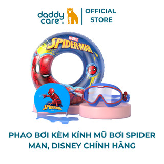 Phao Bơi Chống Lật Cho Bé Kèm Kính Mũ Bơi Mesuca Disney Marvel Spider Man Elsa Chính Hãng