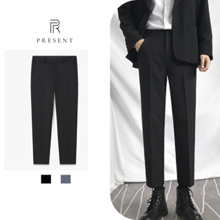 Quần Âu Nam PRESENT Chất Liệu Tuyết Hàn Cao Cấp, Thiết Kế Trơn Basic From Slimfit