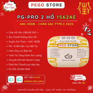 [ Pro 2 1562AE ] Tai Nghe Hổ Vằn 1562AE ENC, Tai Nghe Bluetooth Pro 2 ANC 45DB, Xuyên Âm - Âm Thanh Không Gian