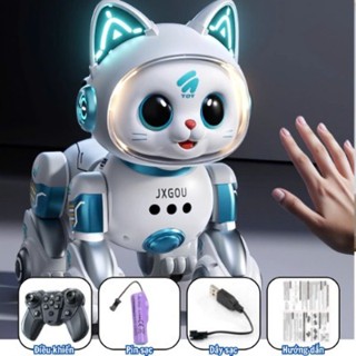 chó robot thông minh cho bé - Đồ chơi tương tác có điều khiển cảm ứng giúp trẻ phát triển trí tuệ 