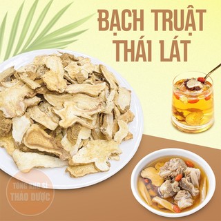 Bạch truật thái lát 100g, khô, thơm, sạch - Tổng Kho Sỉ Thảo Dược