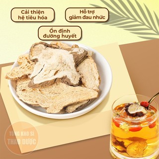 Bạch truật thái lát 100g, khô, thơm, sạch - Tổng Kho Sỉ Thảo Dược