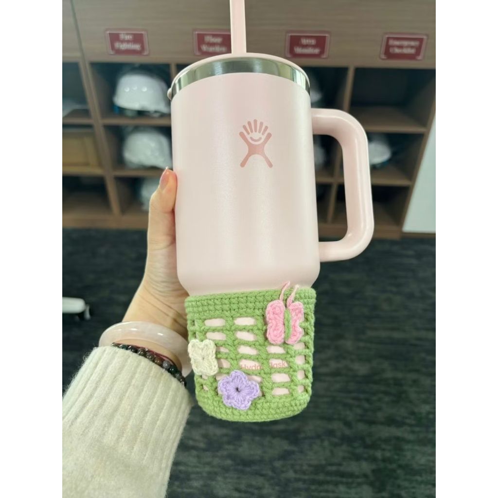 Cover đáy ly len handmade