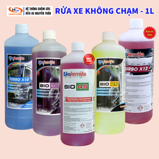  Combo Rửa Xe Không Chạm Ekokemika Bio45 Bio30 Turbox12 Chăm Sóc Ô Tô Xe Máy Tẩy Rửa Dung Dịch Bio 1L 
