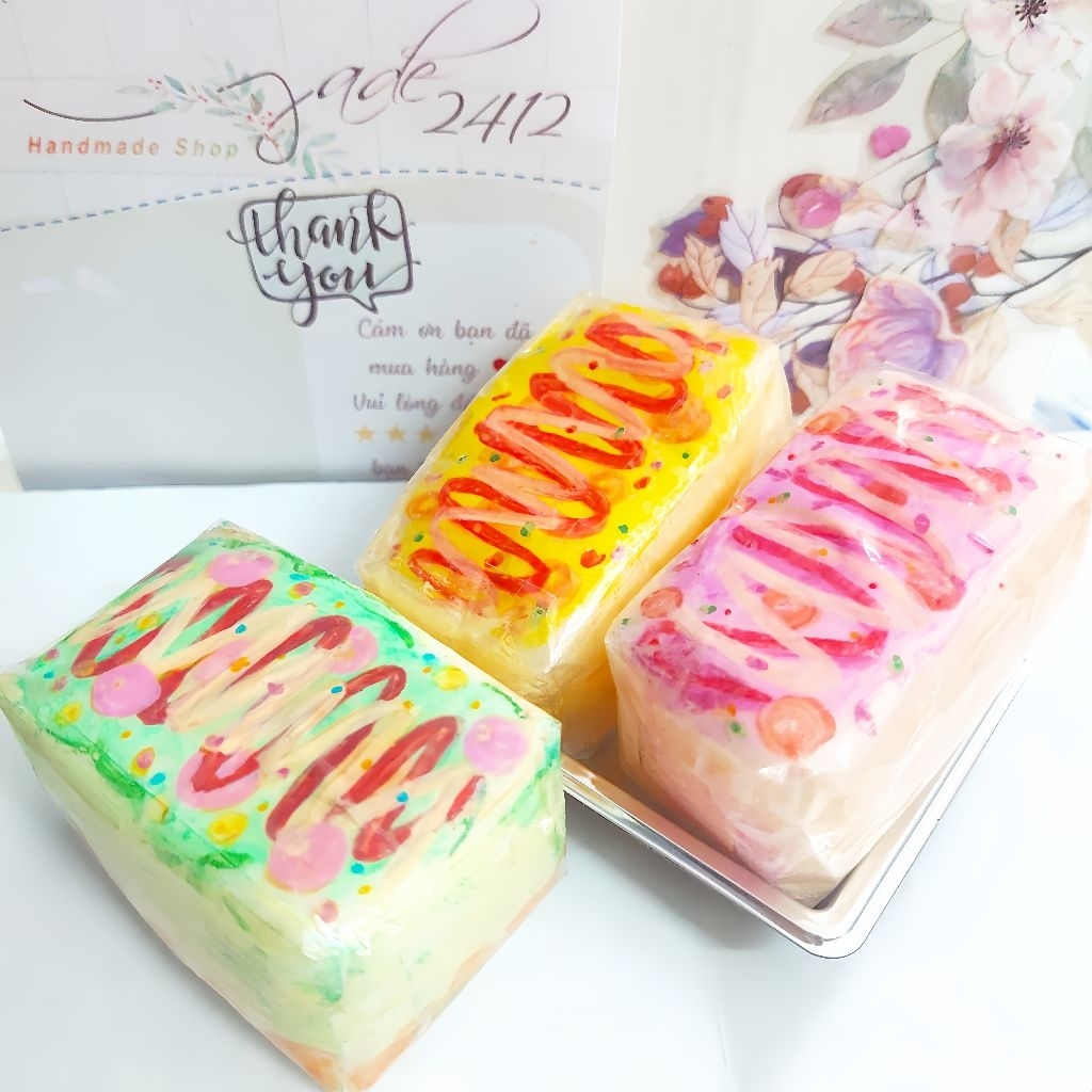 ĐỒ CHƠI SQUISHY GIẤY HANDMADE - SQUISHY BÁNH KEM DỄ THƯƠNG TÔ MÀU DÂU VANI MATCHA TRANG TRÍ NHÀ BÚP 