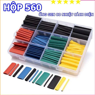  Hộp 560 cái ống co nhiệt bọc dây điện nối dây chuyên dụng.. 