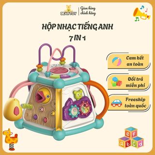 Hộp Nhạc Tiếng Anh 7in1 Bear Toy Dành Cho Bé Từ 1 Tuổi