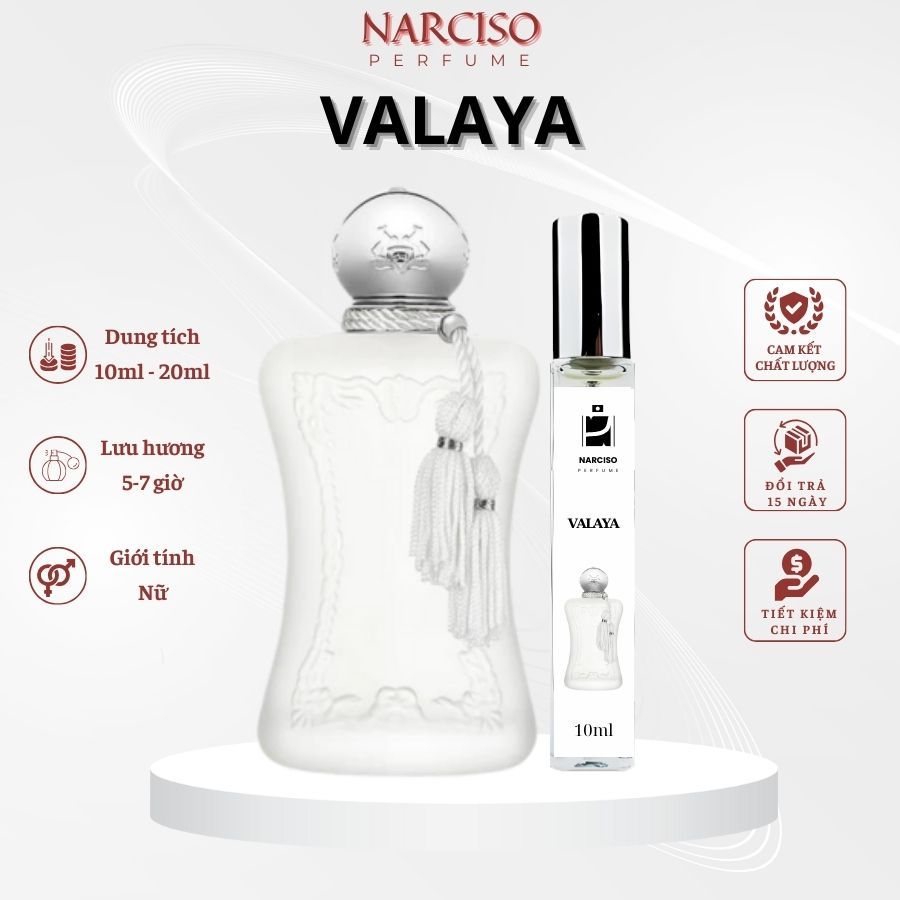 Nước hoa nữ Valaya / Larose / Delina Exclusif / Delina EDP hương thơm hiện đại chai 10ml,20ml thơm lâu - NARCISO PERFUME