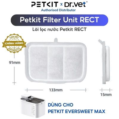 Lõi lọc nước PETKIT Filter Unit RECT - Hàng chính hãng, dùng cho Eversweet Max