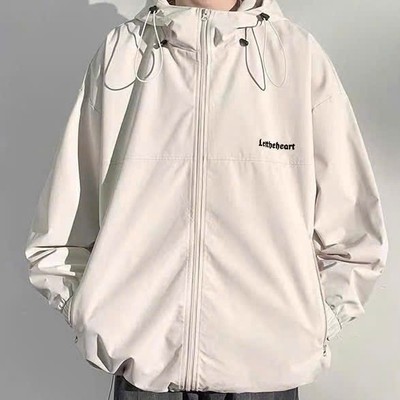 Áo Khoác Gió Nam Nữ LETTHEHEART NAD Unisex 2 Lớp Chống Nước Chống Bụi Form Rộng