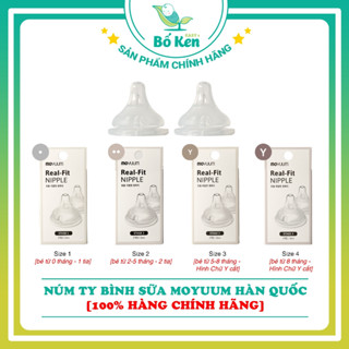  Shop Bố Ken - Núm Ty Bình Sữa Moyuum Thế Hệ 3 Đủ Size  Hàng Nhập Khẩu Chính Hãng 100%  